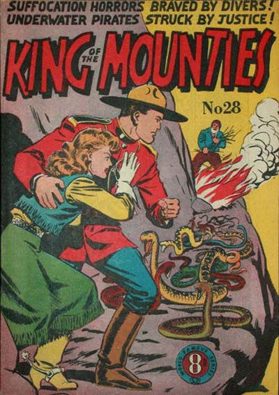 King of the Mounties (Atlas, 1950 series) #28 [March 1953?]