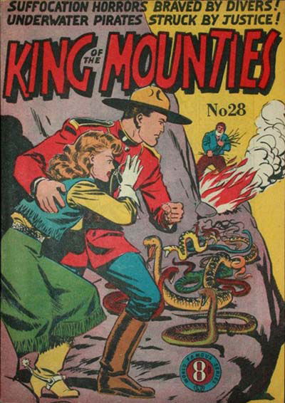 King of the Mounties (Atlas, 1950 series) #28 ([March 1953?])
