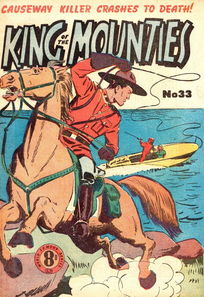 King of the Mounties (Atlas, 1950 series) #33 [August 1953?]