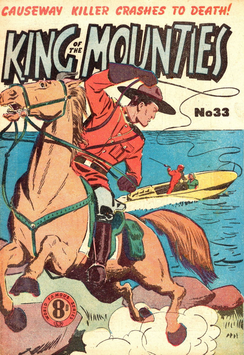 King of the Mounties (Atlas, 1950 series) #33 ([August 1953?])