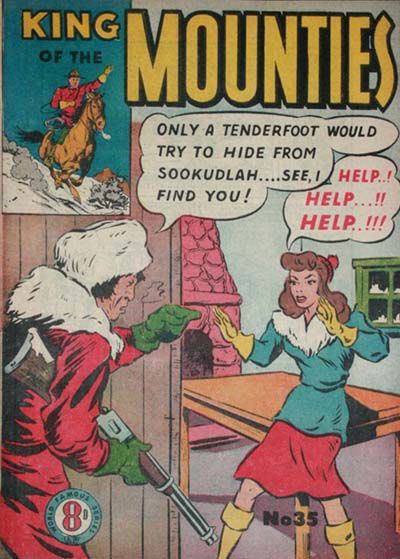 King of the Mounties (Atlas, 1950 series) #35 ([October 1953?])