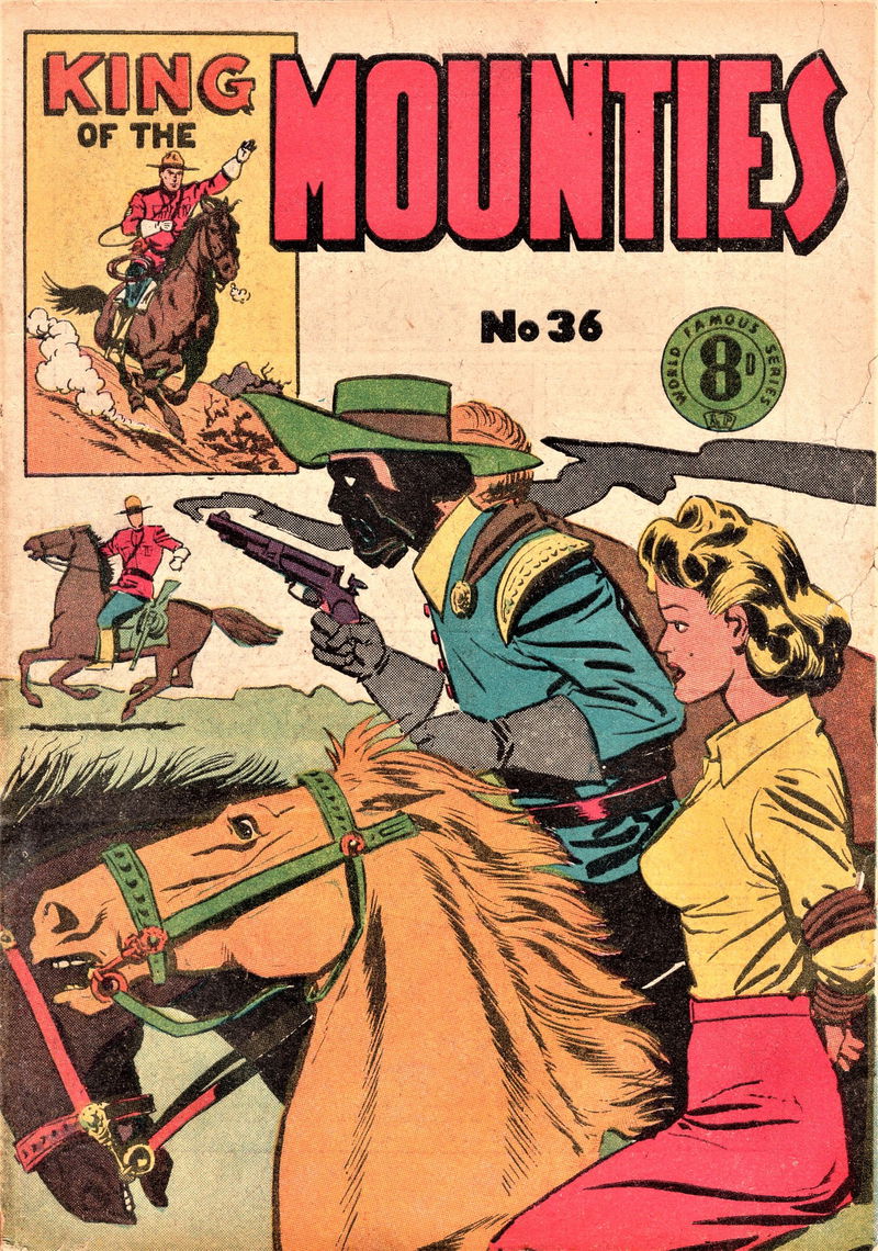 King of the Mounties (Atlas, 1950 series) #36 ([November 1953?])