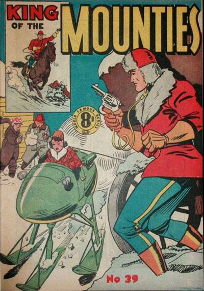 King of the Mounties (Atlas, 1950 series) #39 [February 1954?]