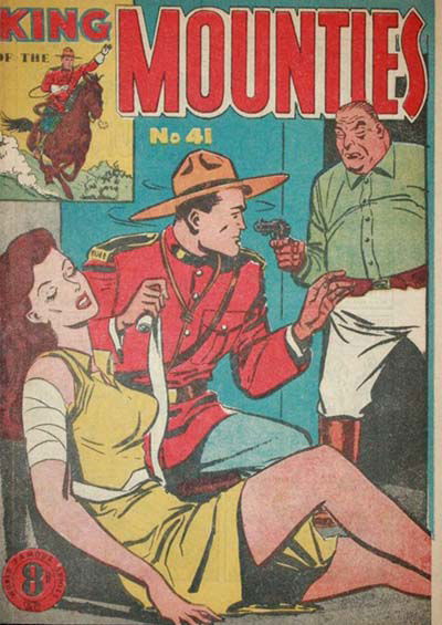 King of the Mounties (Atlas, 1950 series) #41 [April 1954?]