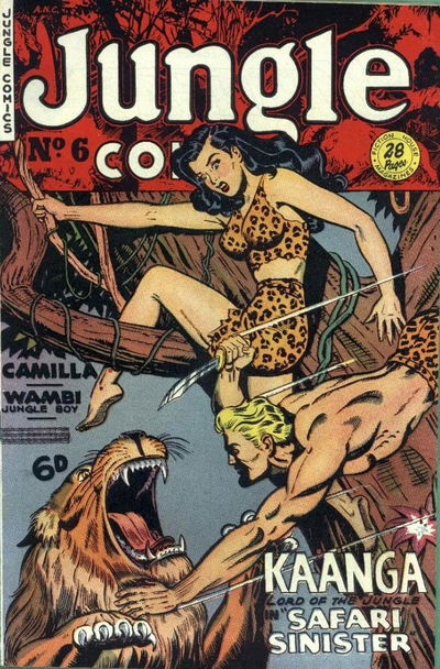 Jungle Comics (HJ Edwards, 1950? series) #6 [March 1951?]