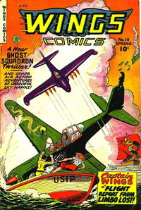 Wings Comics (Fiction House, 1940 series)  #111 (Spring 1950) — Flight Report From Limbo Lost
