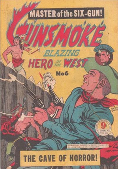 Gunsmoke Blazing Hero of the West  #6 ([1955?])
