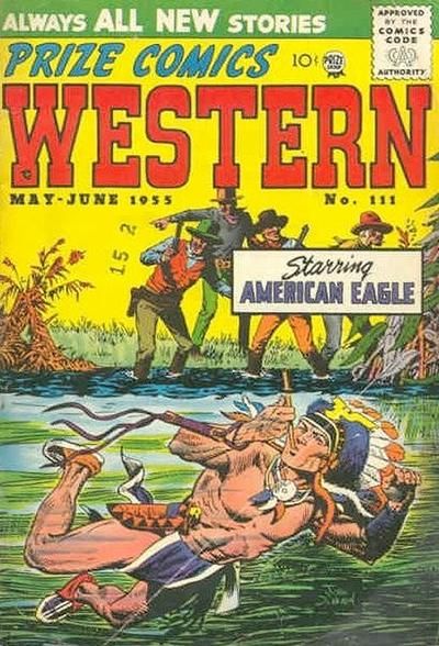 Prize Comics Western (Prize, 1948 series) v14#2 (111) (May-June 1955)