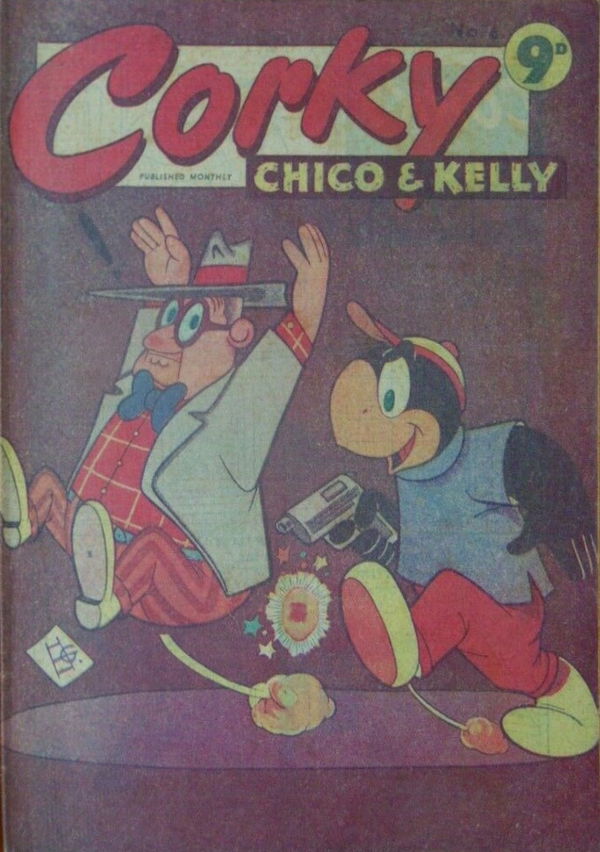 Corky Chico & Kelly (Apache, 1955 series) #6 [] (September 1955) ([September 1955?])