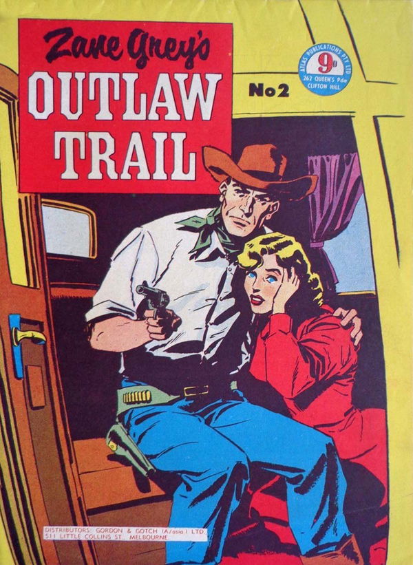 Zane Grey's (Atlas, 1955 series) #2 ([1953??]) —Zane Grey's Outlaw Trail