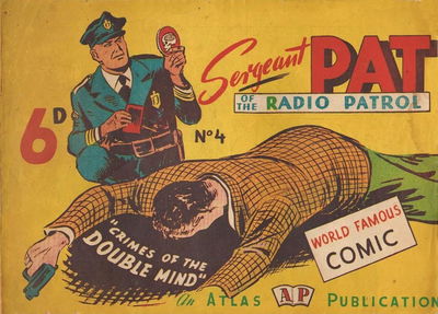 Sergeant Pat of the Radio-Patrol (Atlas, 1948 series) #4 [1948?]