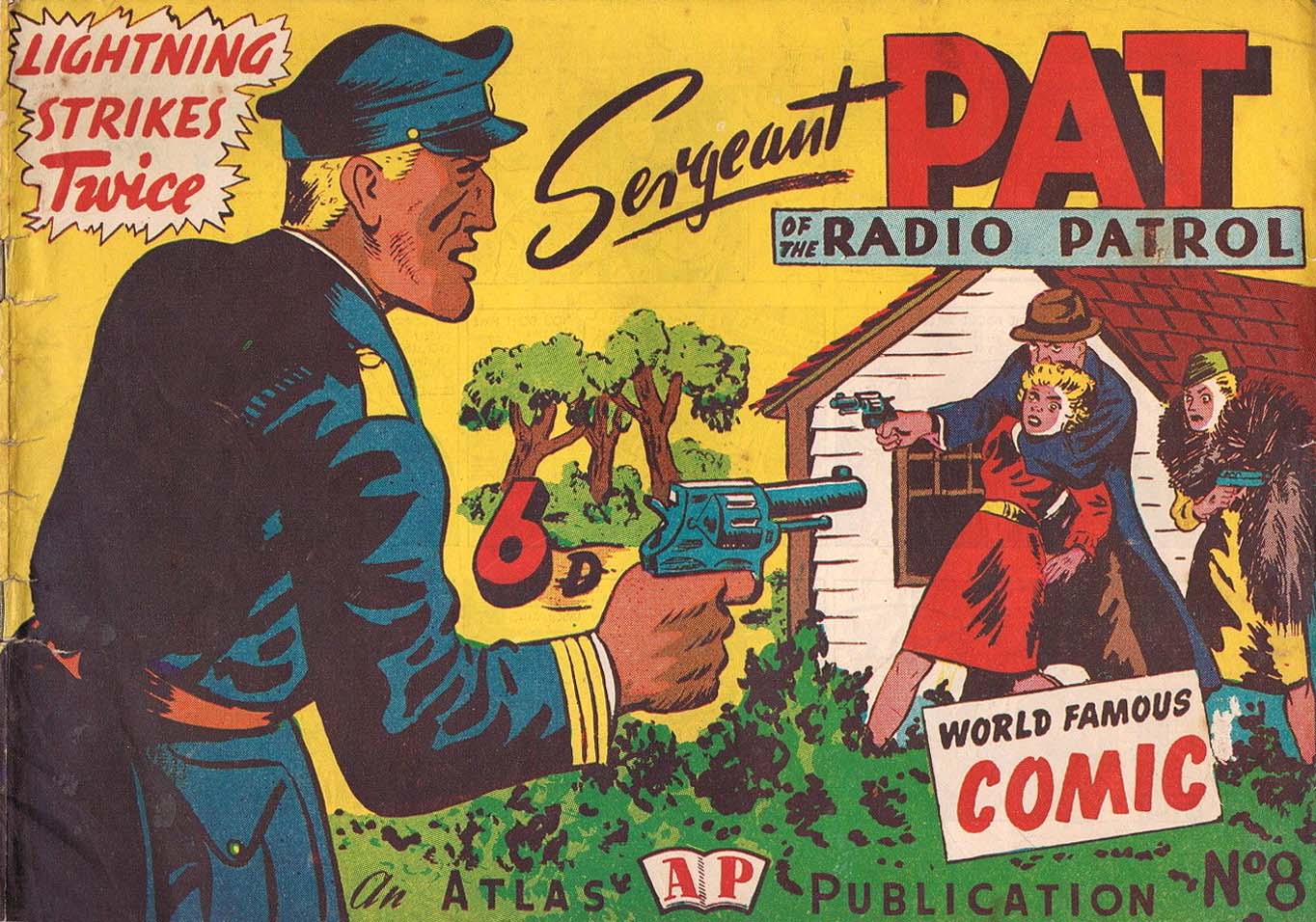 Sergeant Pat of the Radio-Patrol (Atlas, 1948 series) #8 ([June 1951?])