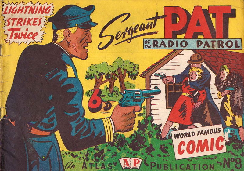 Sergeant Pat of the Radio-Patrol (Atlas, 1948 series) #8 ([June 1951?])
