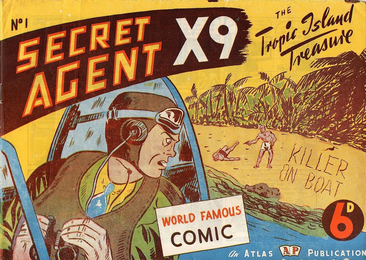 Secret Agent X9 (Atlas, 1948? series) #1 ([1948?])