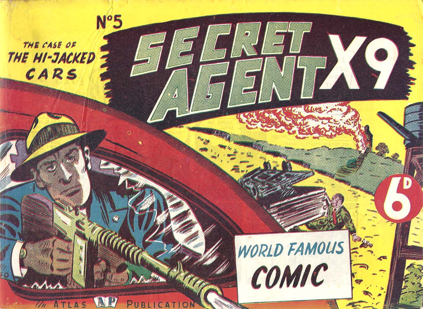 Secret Agent X9 (Atlas, 1948? series) #5 ([1949?])