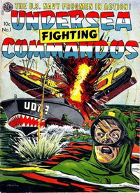 Undersea Fighting Commandos (Avon, 1952 series)  #1 (May 1952) — The U.S. Navy Frogmen In Action!