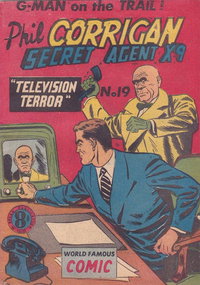Phil Corrigan Secret Agent X9  #19 ([September 1952?])
