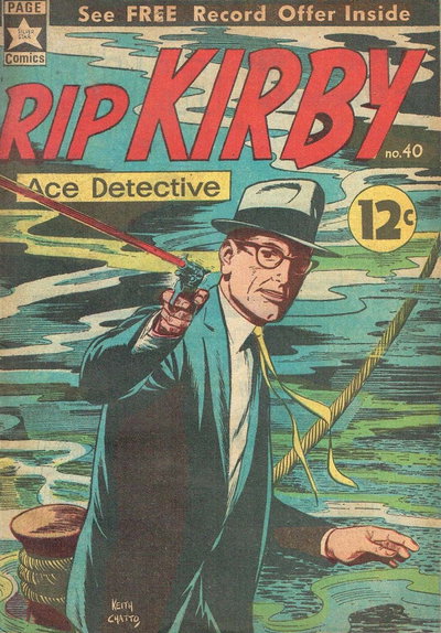 Rip Kirby Ace Detective  #40 (September 1966)
