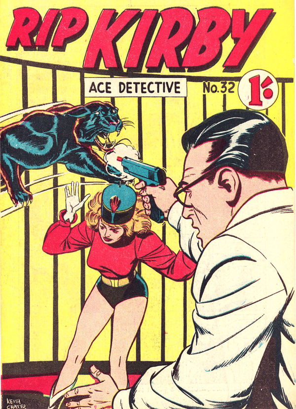 Rip Kirby Ace Detective (Yaffa/Page, 1964? series) #32 ([September 1964?])