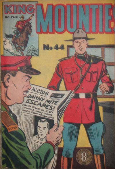 King of the Mounties (Atlas, 1950 series) #44 [July 1954?]