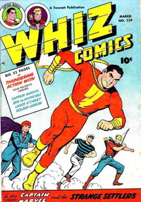 Whiz Comics (Fawcett, 1940 series)  #119 (March 1950) — The Strange Settlers