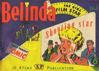 Belinda the Girl Film Star (Atlas, 1951 series) #1 ([February 1950?])