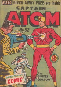 Captain Atom (Atlas, 1948 series) #52 [June 1952?]