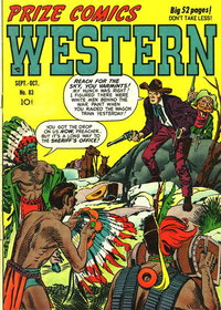 Prize Comics Western (Prize, 1948 series)  v9#4 (83) (September-October 1950)