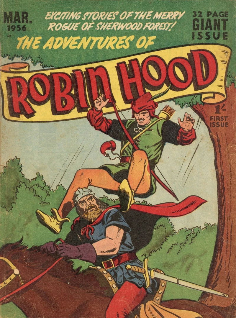 The Adventures of Robin Hood (Red Circle, 1956 series) #1 (March 1956)