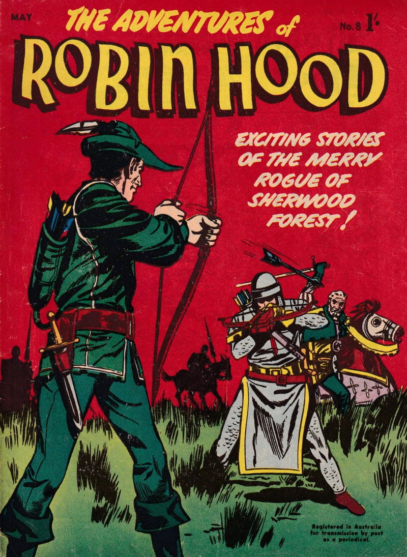 The Adventures of Robin Hood (Red Circle, 1956 series) #8 (May 1957)