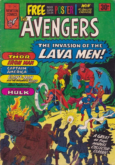 The Avengers (Newton, 1975 series) #4 [August 1975?]