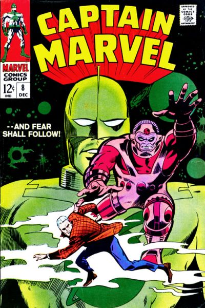Captain Marvel (Marvel, 1968 series) #8 (December 1968)