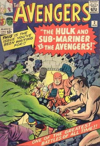 The Hulk and Sub-Mariner vs. the Avengers!