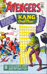 The Avengers (Marvel, 1963 series)  #8 (September 1964) — Kang the Conqueror!
