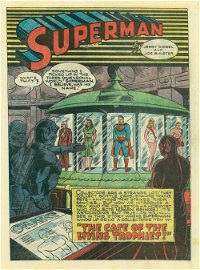 Superman All Color Comic (KGM, 1947 series) #1 — The Case of the Living Trophies (page 1)