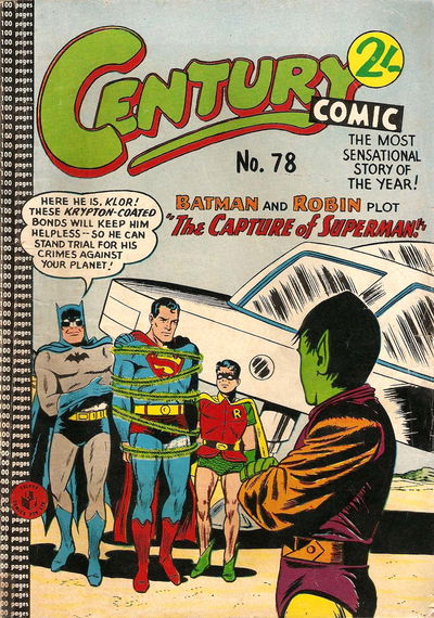 Century Comic (Colour Comics, 1961 series) #78 [December 1962]