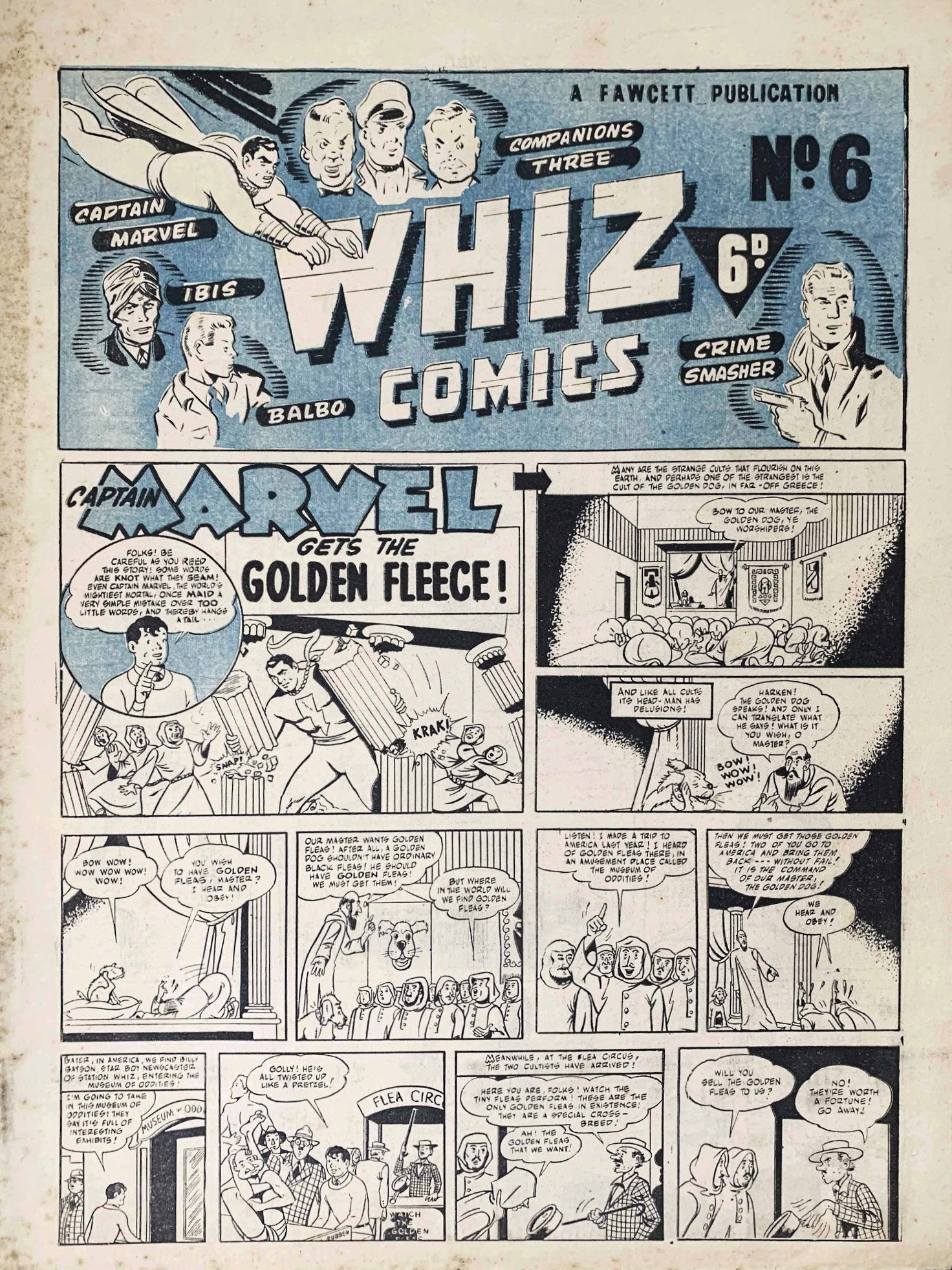 Whiz Comics (Vee, 1947 series) #6 ([July 1947?])