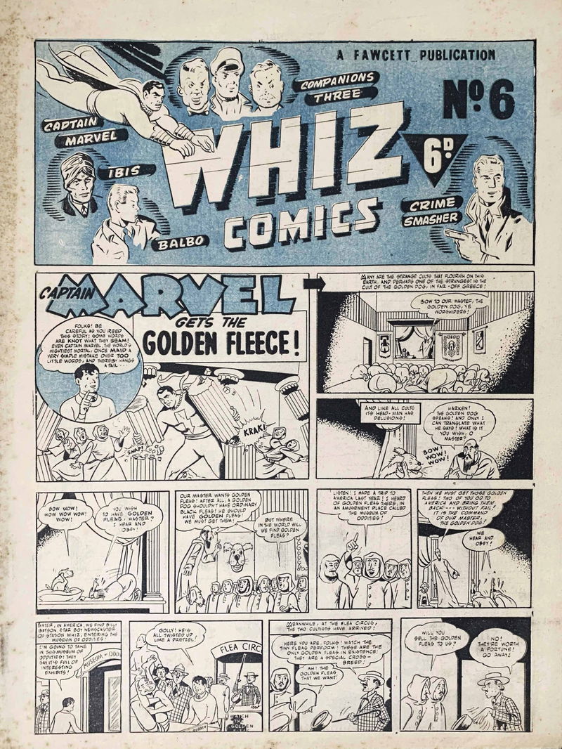 Whiz Comics (Vee, 1947 series) #6 ([July 1947?])