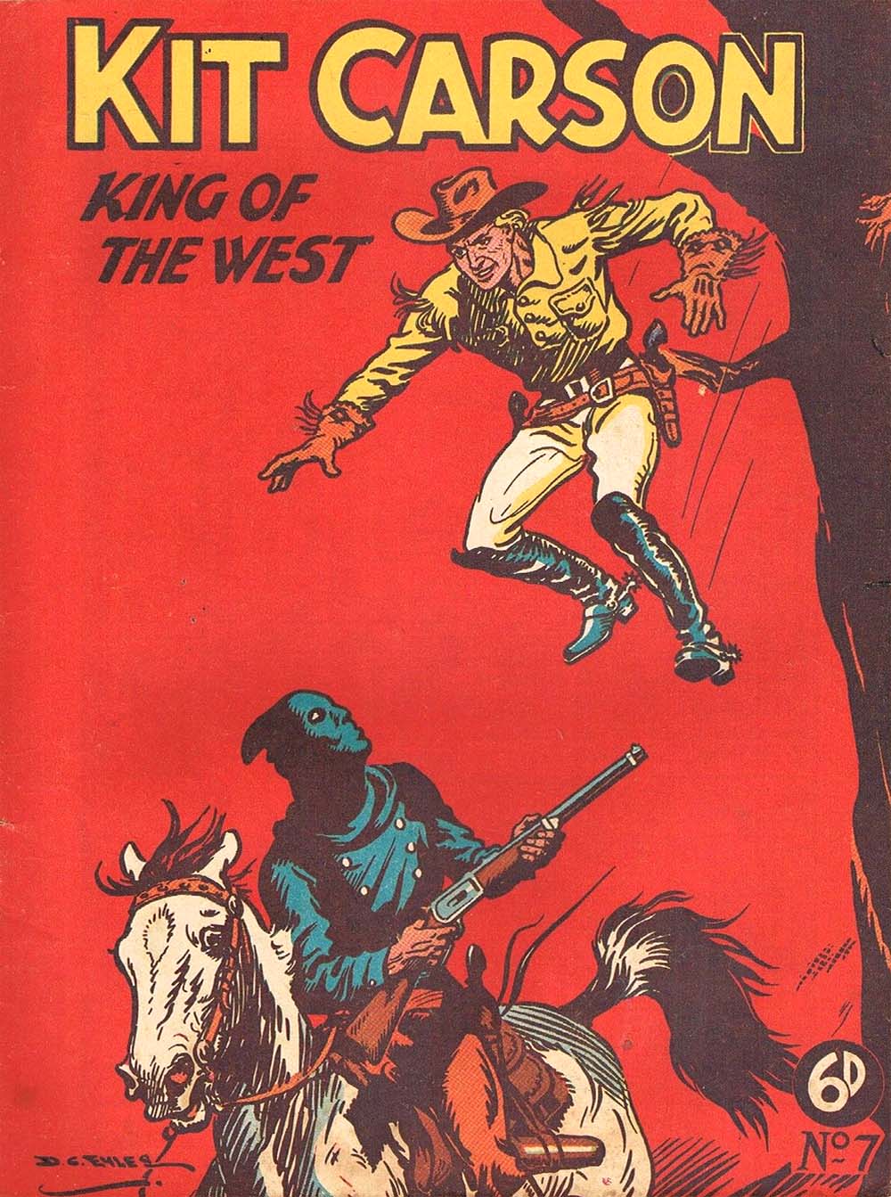 Kit Carson King of the West (AP, 1949 series) #7 (May 1950)