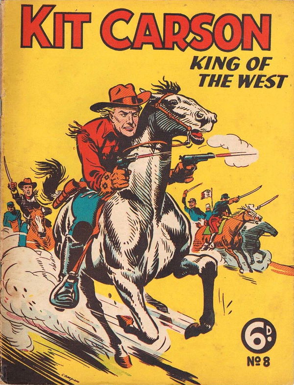 Kit Carson King of the West (AP, 1949 series) #8 (June 1950)