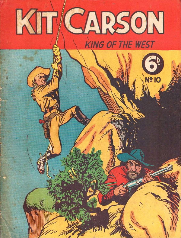 Kit Carson King of the West (AP, 1949 series) #10 (August 1950)