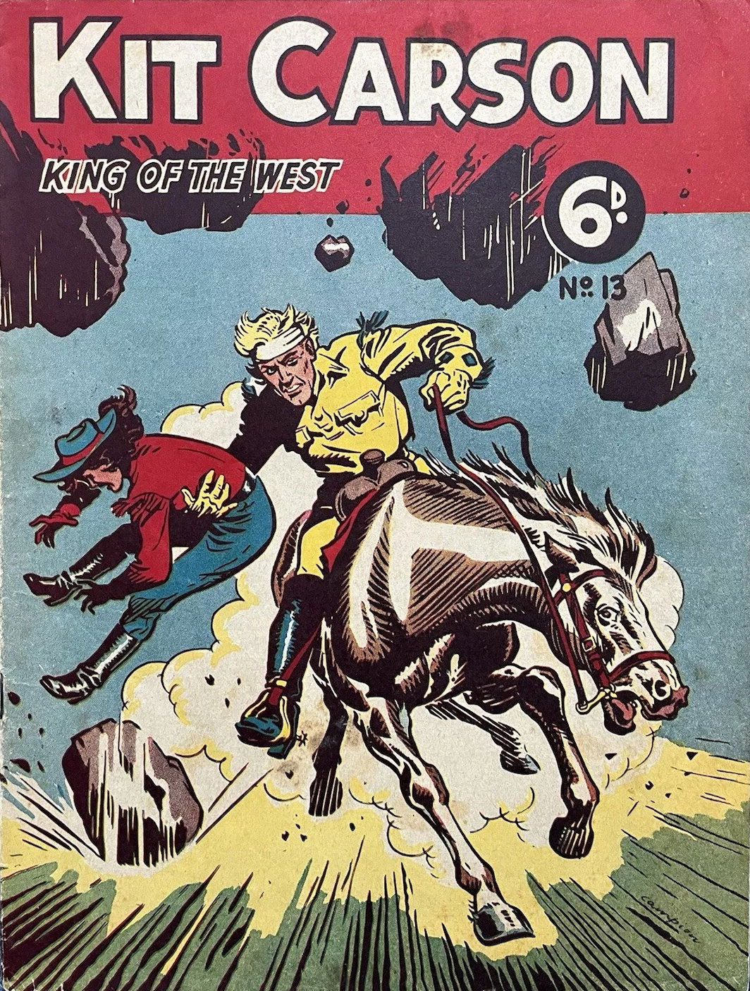 Kit Carson King of the West (AP, 1949 series) #13 (November 1950)