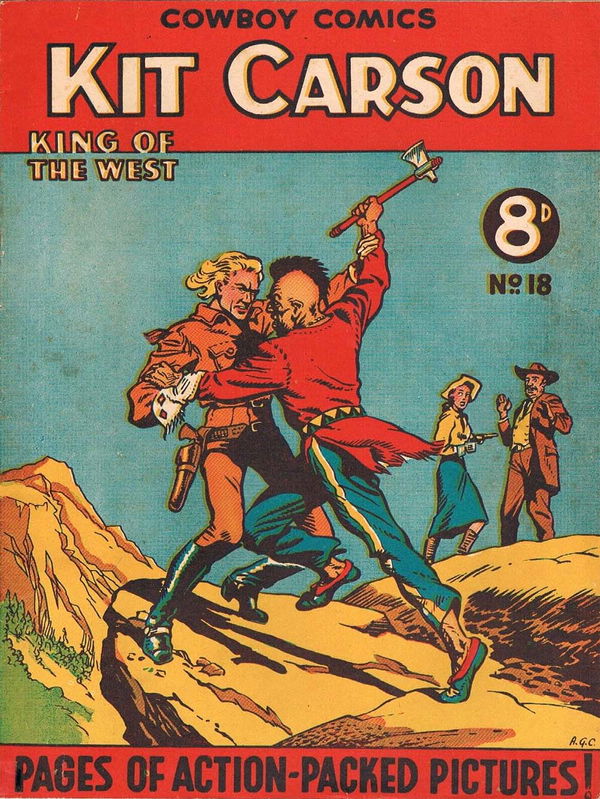 Kit Carson King of the West Cowboy Comics (AP, 1951 series) #18 (May 1951)