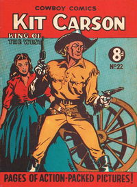 Kit Carson King of the West Cowboy Comics (AP, 1951 series) #22 September 1951