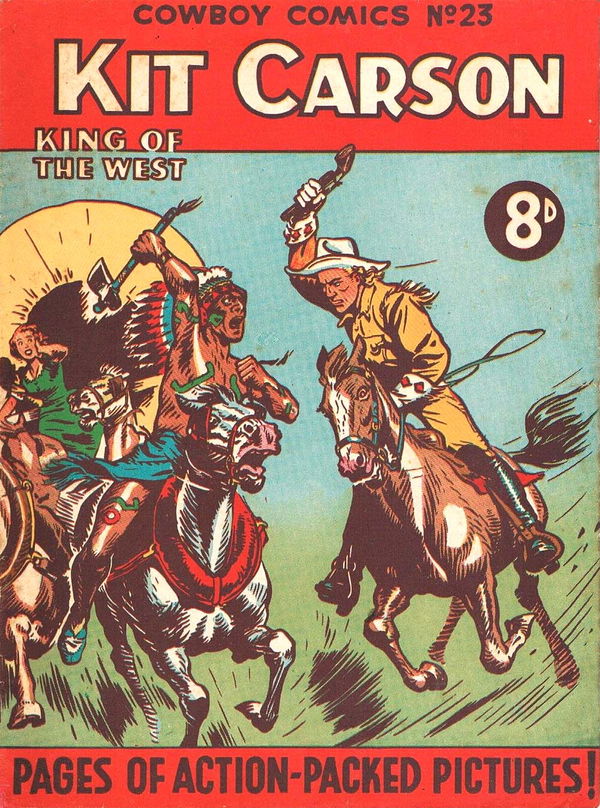 Kit Carson King of the West Cowboy Comics (AP, 1951 series) #23 (October 1951)