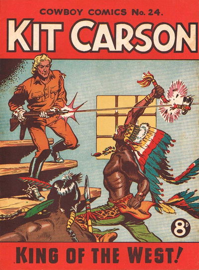 Kit Carson King of the West Cowboy Comics (AP, 1951 series) #24 November 1951