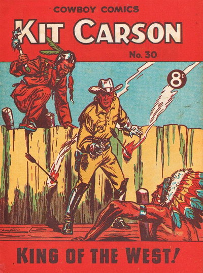 Kit Carson King of the West Cowboy Comics  #30 (May 1952)
