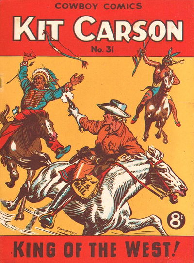 Kit Carson King of the West Cowboy Comics (AP, 1951 series) #31 [June 1952]