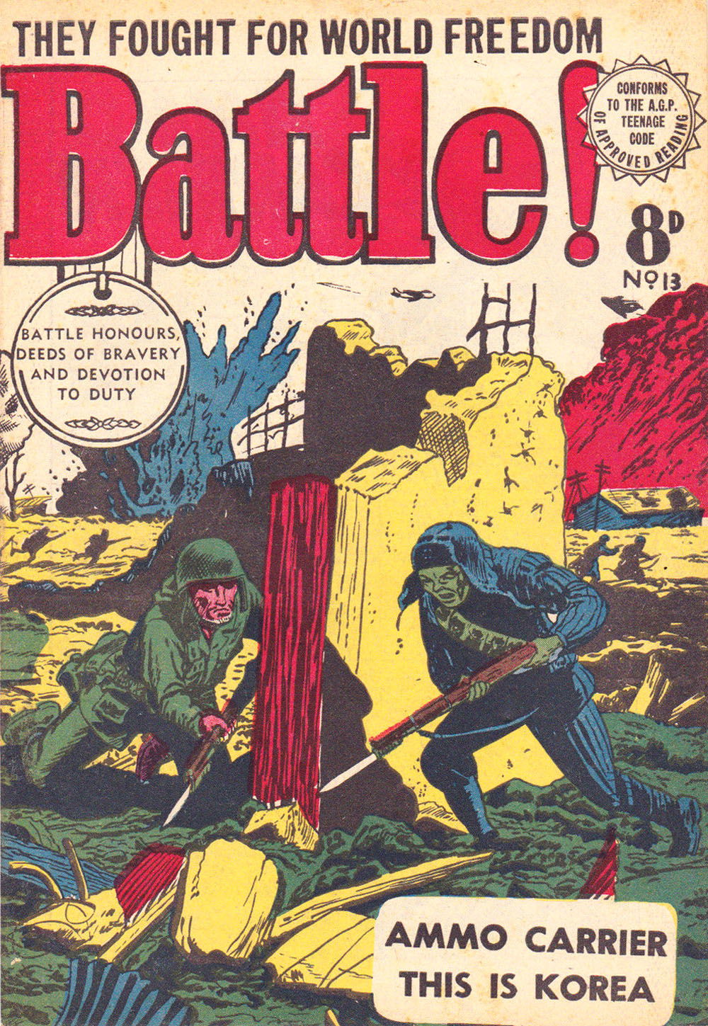Battle! (Transport, 1953 series) #13 ([July 1954?])