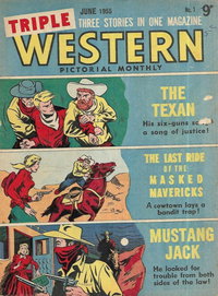 Triple Western Pictorial Monthly (Red Circle, 1955 series)  #1 (June 1955)